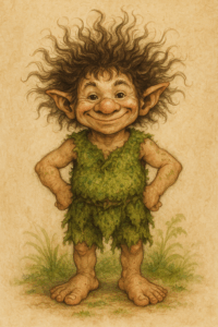 Frau, Anfang 50--- Diese Essenz zeigt sich mir als äußerst erdverbundenes Wesen, etwas kleines, gnomartiges, ohne ein Gnom zu sein. Sie ist stark mit Innererde verbunden und ist in dieses Leben gekommen, um zu erfahren, welche Kraft und Macht Humor hat. Schamlosigkeit und Freiheit in der irdischen Verkörperung sind ihre Themen. Die Frau, die diese Essenz in sich trägt, hat die Gabe zu erkennen, worin bei sich und anderen Unfreiheit besteht. Sie hilft bei der Erdung und kann besonders gut humorvoll provozieren. Humor und Erdung zu kultivieren sind essentiell.